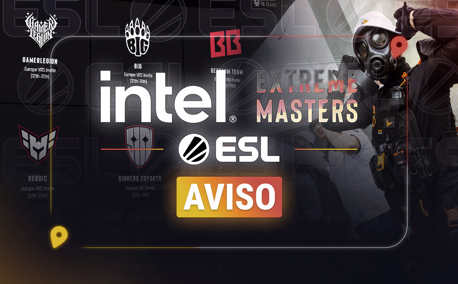 Confrontos de abertura do Stage 1 do Major IEM Cologne 2026 são definidos