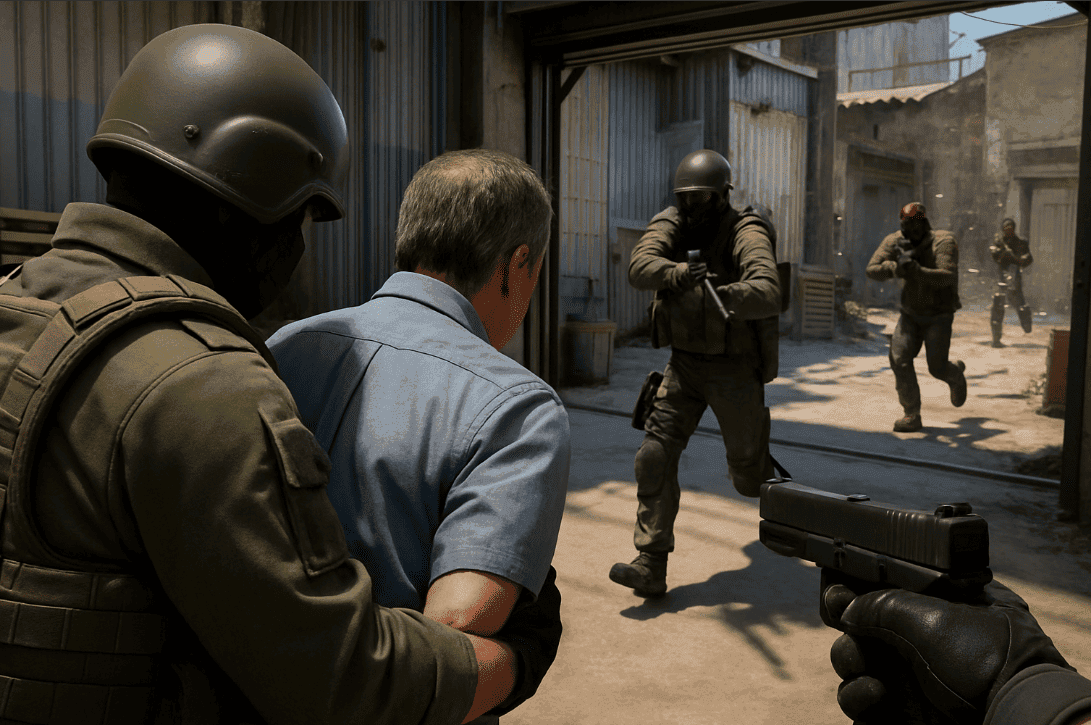 Tryb ratowania zakładników w Counter-Strike 2