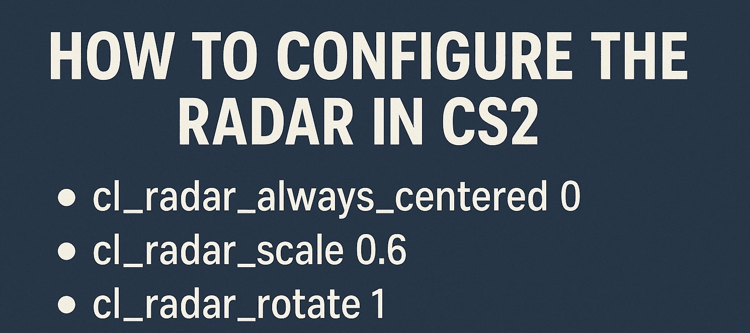 Jak ustawić radar w CS2?
