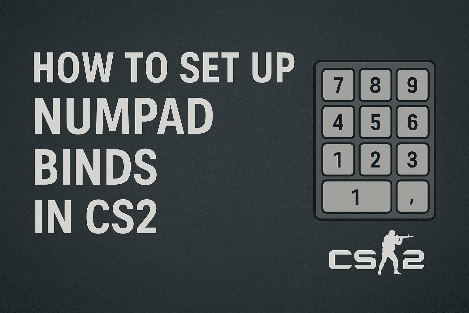 Jak ustawić bindy na NUMPAD w CS2