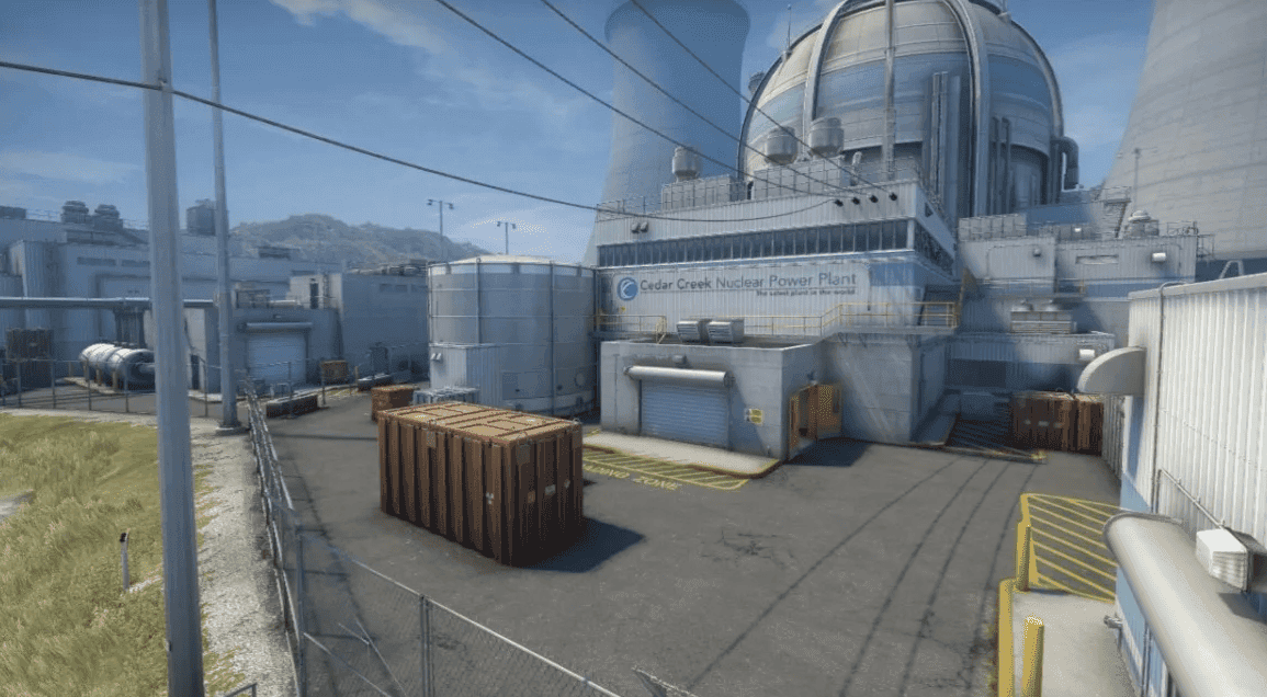 Обозначения ключевых позиций на карте Nuke в CS2