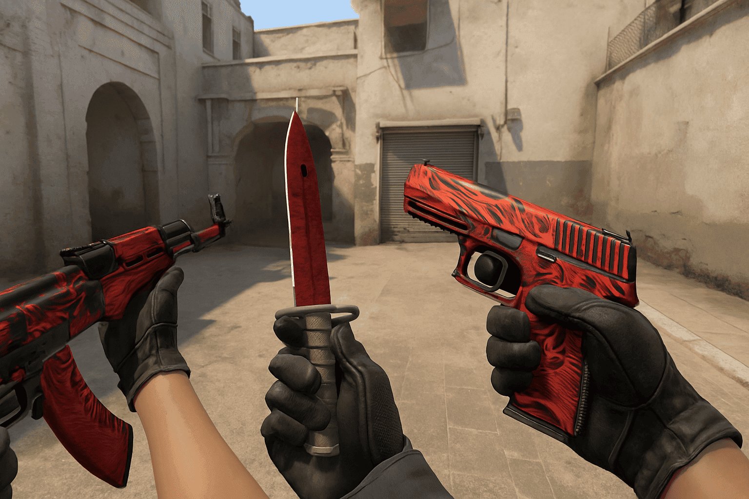 Popularne tanie i drogie czerwone skiny w CS2